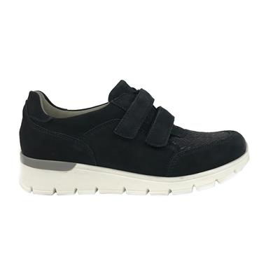 WALDLAUFER RAMONA WIDER FIT BUNION  SHOE-Navy